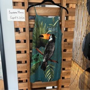 Farm Rio Toucan mini Dress **FLAW